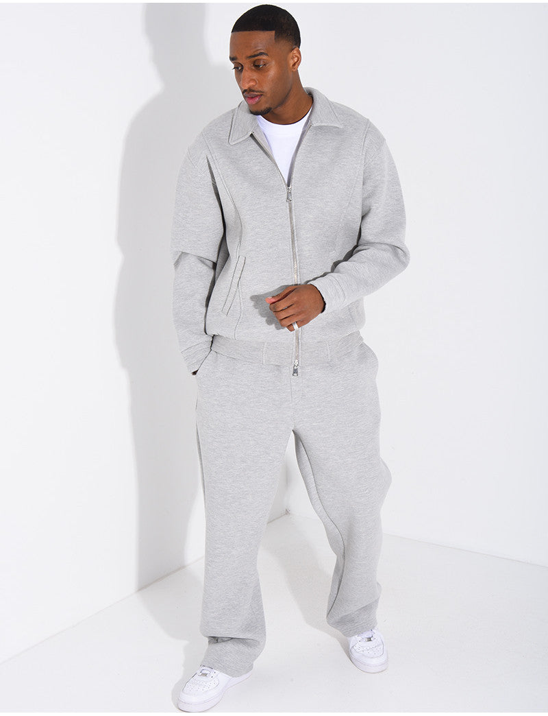 Ensemble de jogging pantalon et veste col montant