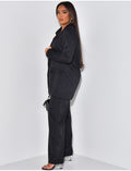 Ensemble de tailleur oversize à paillettes