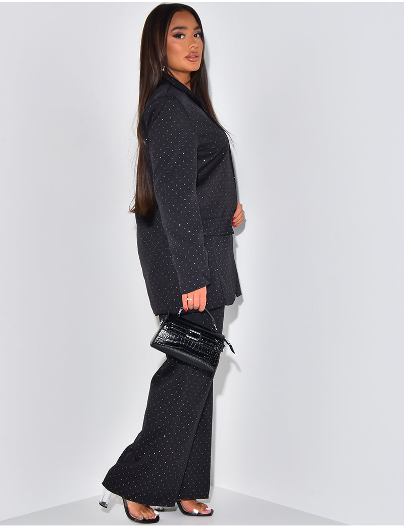 Ensemble de tailleur oversize à paillettes