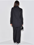 Ensemble de tailleur oversize à paillettes