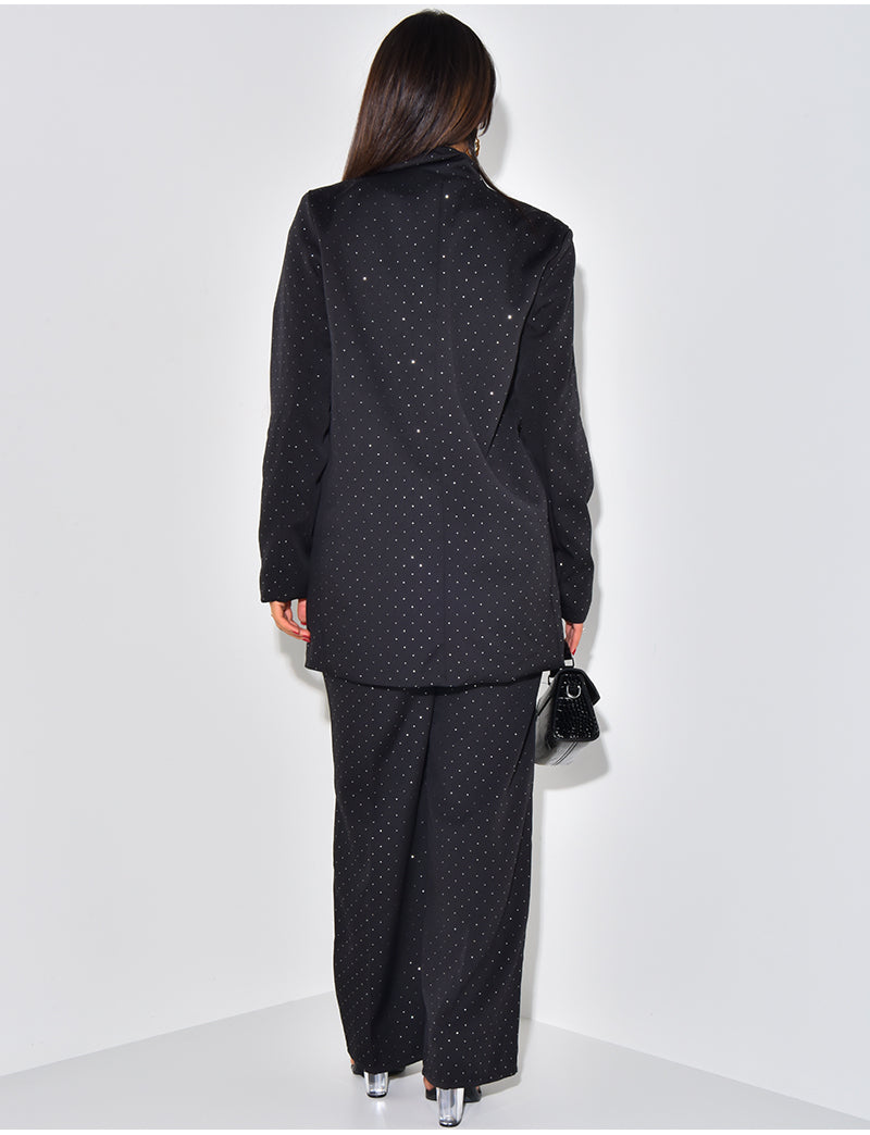 Ensemble de tailleur oversize à paillettes