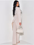 Ensemble de tailleur asymétrique
