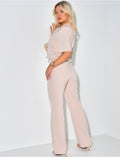 Ensemble de tailleur pantalon et veste de blazer courte