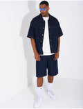Ensemble en jeans short et chemise
