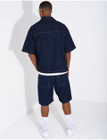 Ensemble en jeans short et chemise