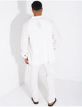 Ensemble en lin pantalon et chemise manches longues