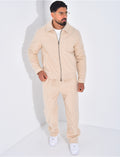 Ensemble en peau de mouton pantalon et veste