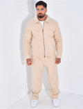 Ensemble en peau de mouton pantalon et veste
