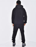 Ensemble fin bi-color pantalon et veste à capuche