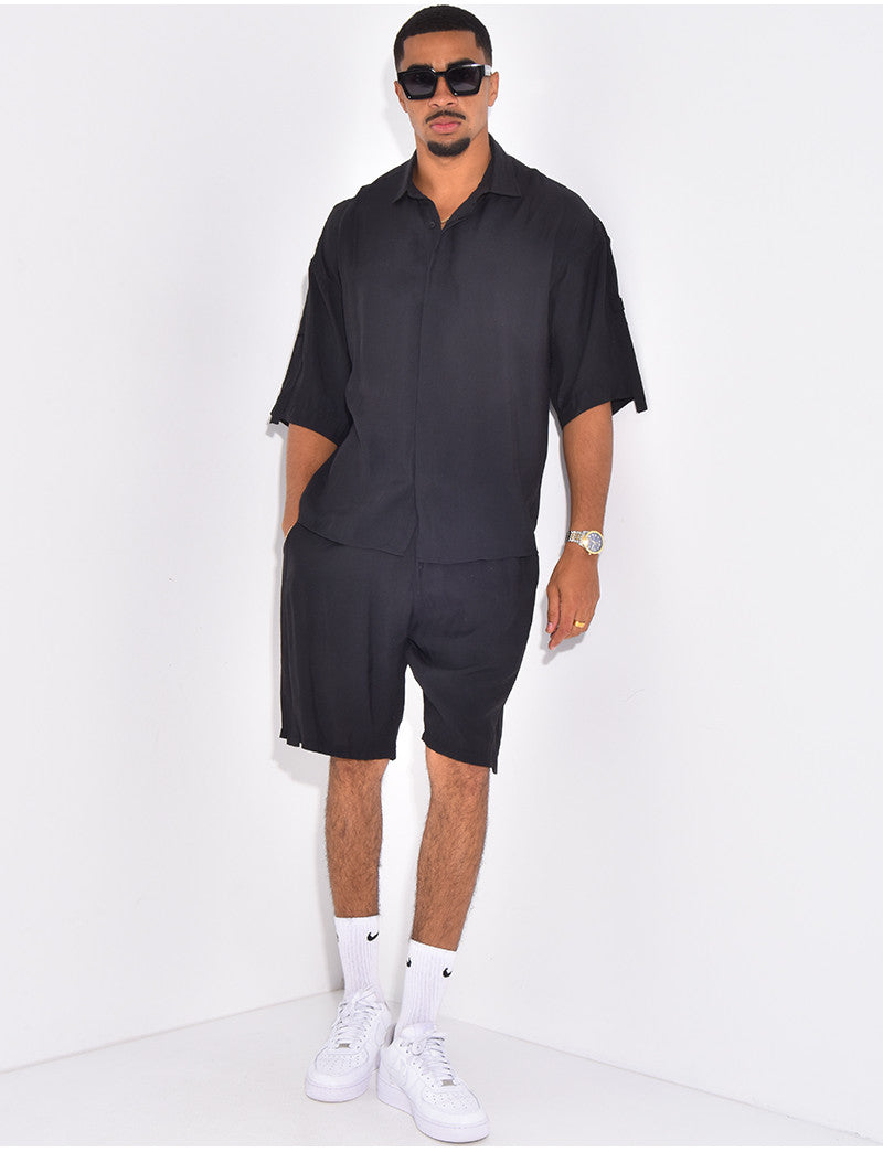 Ensemble fin short et chemise