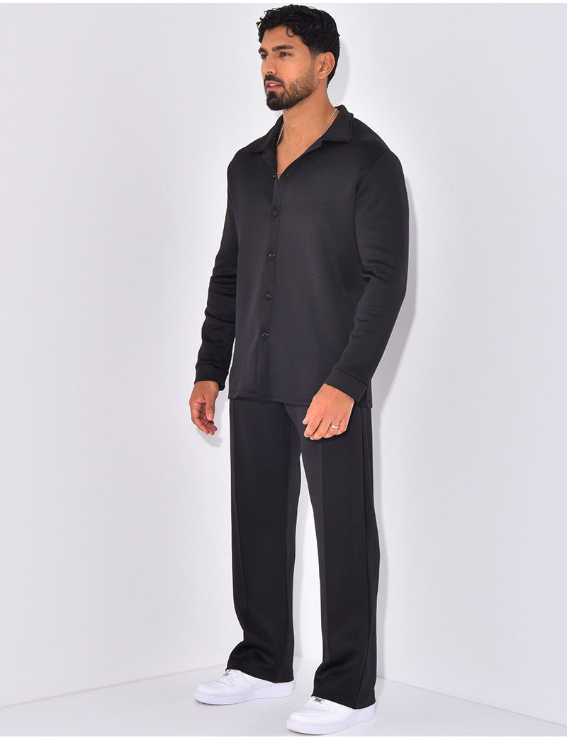 Ensemble fluide pantalon et chemise
