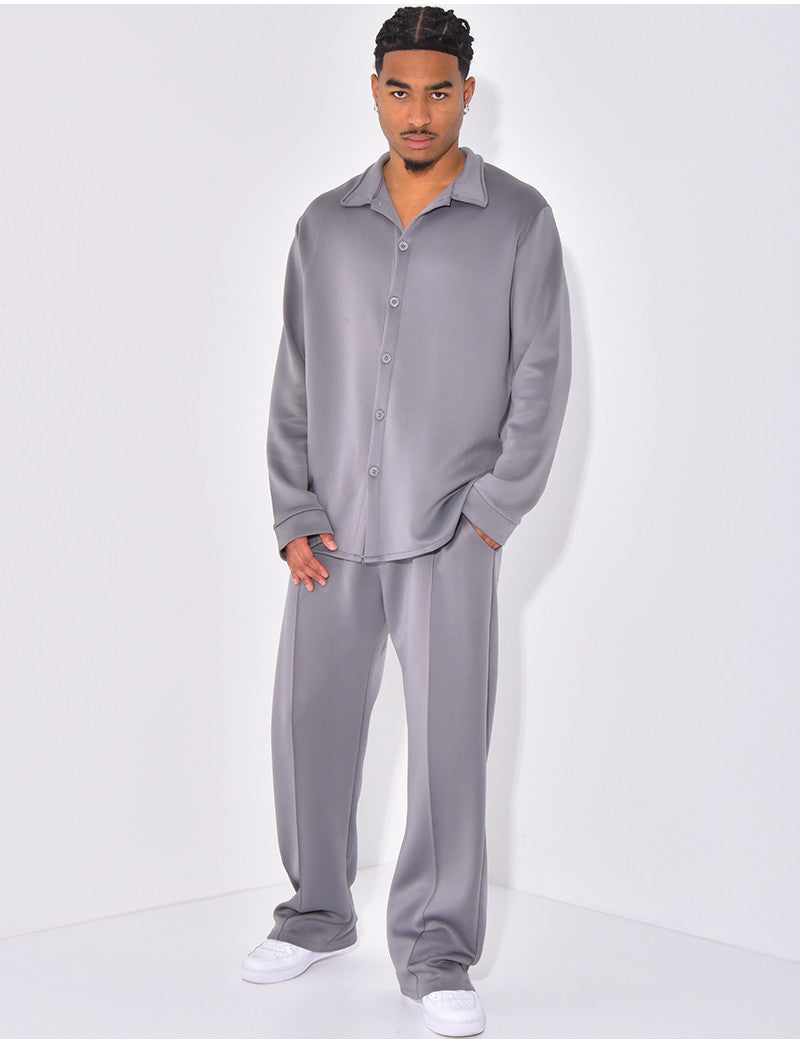 Ensemble fluide pantalon et chemise