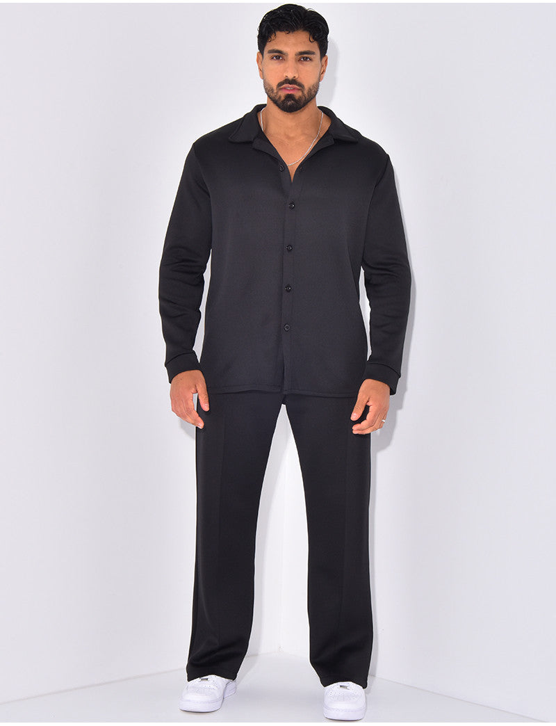 Ensemble fluide pantalon et chemise
