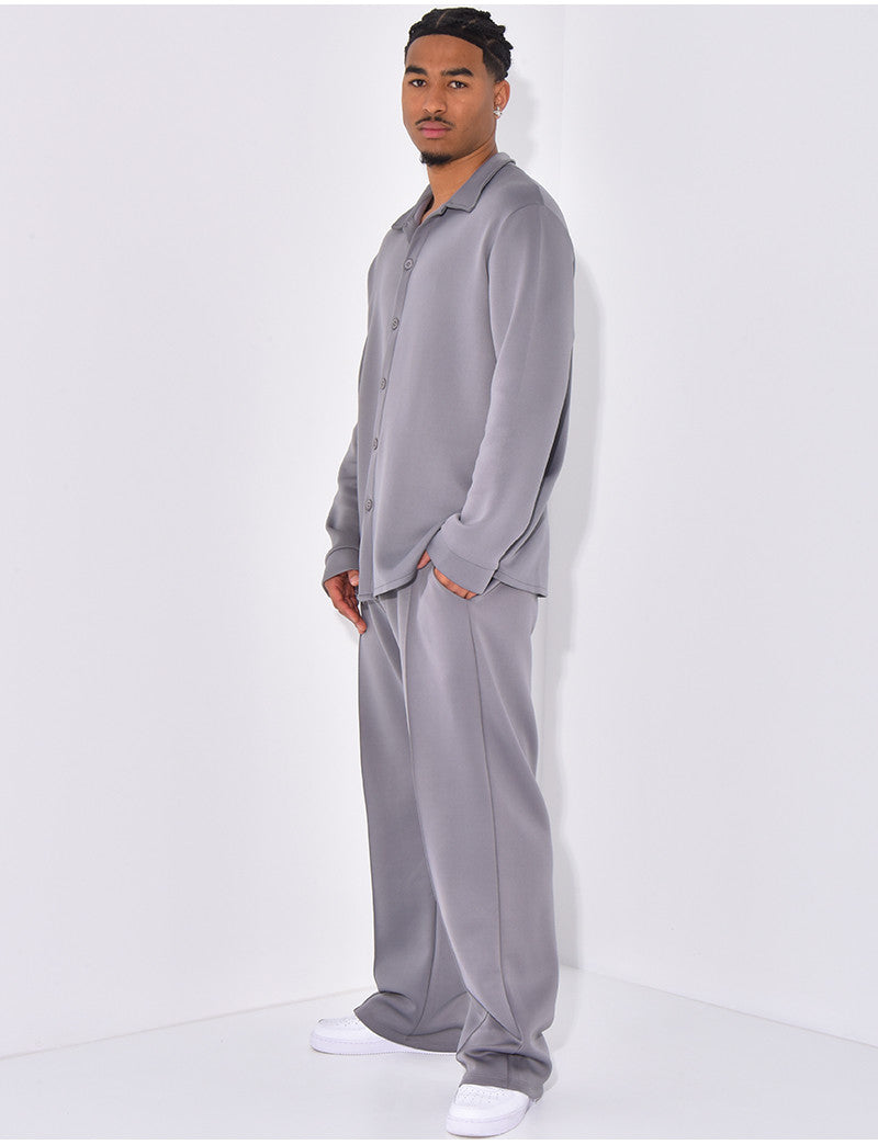 Ensemble fluide pantalon et chemise