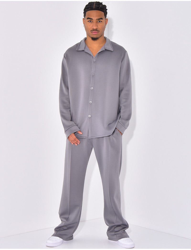 Ensemble fluide pantalon et chemise