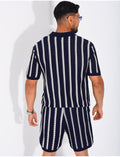 Ensemble Homme ajouré short et t-shirt