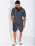 Ensemble Homme ajouré short et t-shirt