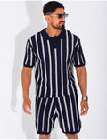 Ensemble Homme ajouré short et t-shirt
