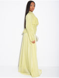 Ensemble jupe et blouse en voile doublé