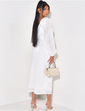 Ensemble  jupe longue et top asymétrique