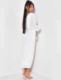 Ensemble  jupe longue et top asymétrique
