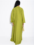 Ensemble kimono long et jupe à nouer