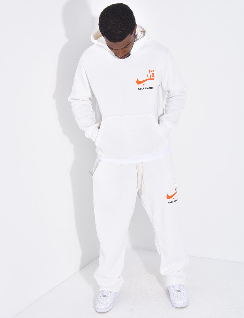 Ensemble molletonné pantalon et sweat "Self amour"