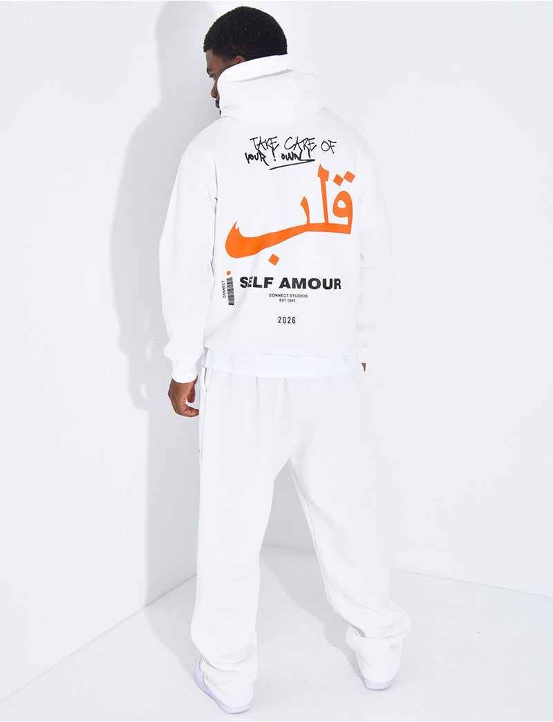 Ensemble molletonné pantalon et sweat "Self amour"