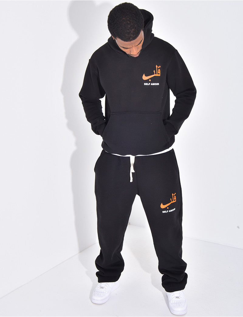 Ensemble molletonné pantalon et sweat "Self amour"