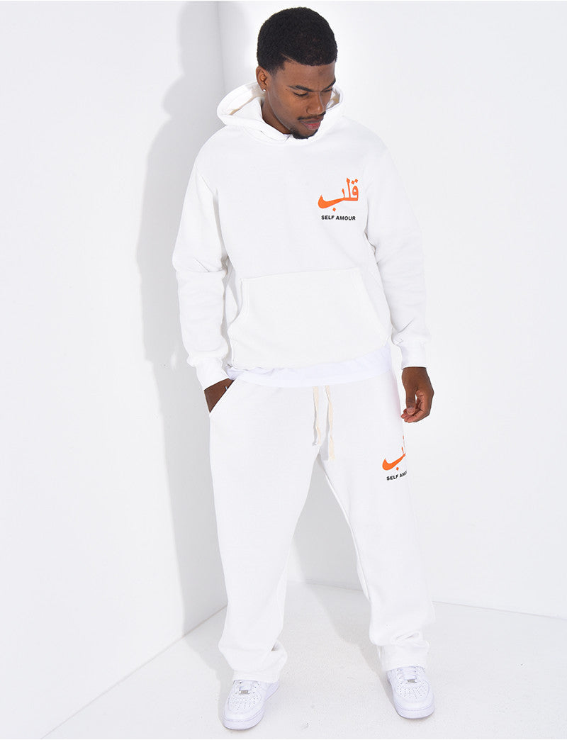 Ensemble molletonné pantalon et sweat "Self amour"