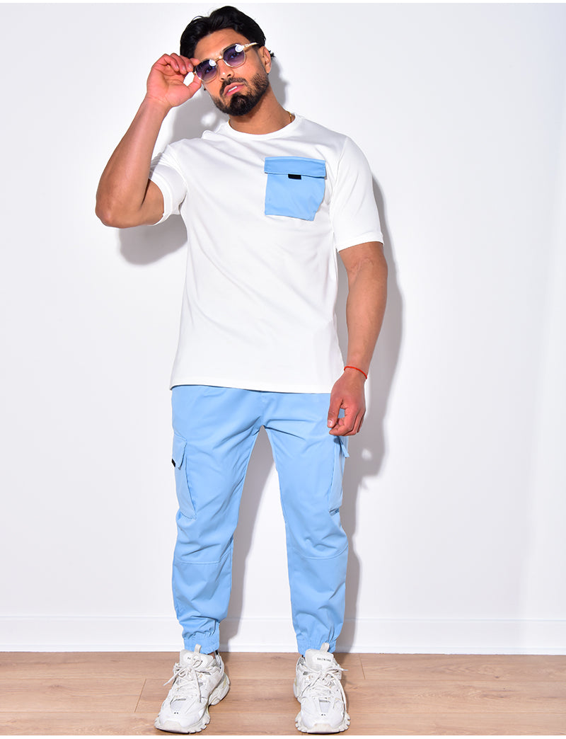 Ensemble pantalon cargo et t-shirt à poches