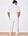 Ensemble pantalon et chemise côtelé