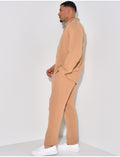 Ensemble pantalon et chemise gaz de coton