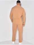 Ensemble pantalon et chemise gaz de coton