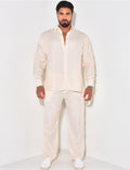 Ensemble pantalon et chemise en lin