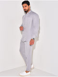 Ensemble pantalon et chemise manches longues en coton