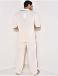 Ensemble pantalon et chemise manches longues