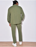 Ensemble pantalon et chemise manches longues