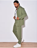 Ensemble pantalon et chemise manches longues