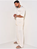 Ensemble pantalon et chemise manches longues