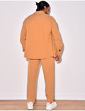 Ensemble pantalon et chemise manches longues