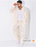 Ensemble pantalon et chemise uni