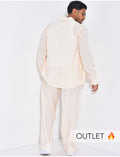 Ensemble pantalon et chemise uni