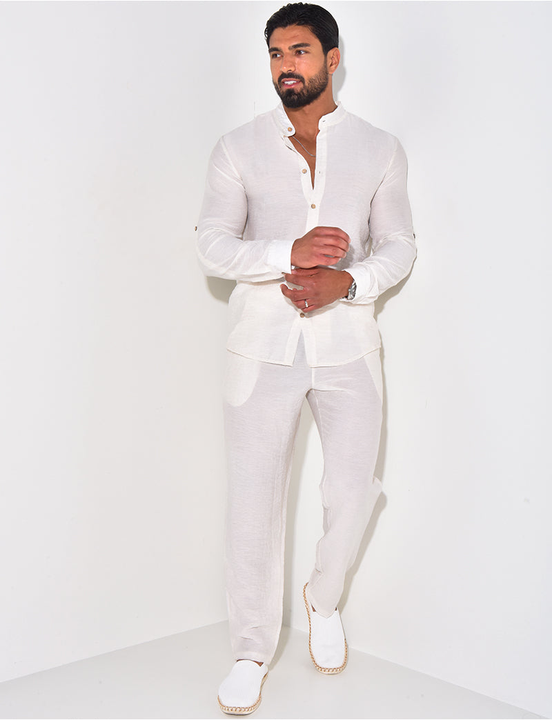 Ensemble pantalon et chemise