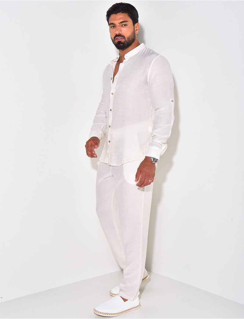 Ensemble pantalon et chemise