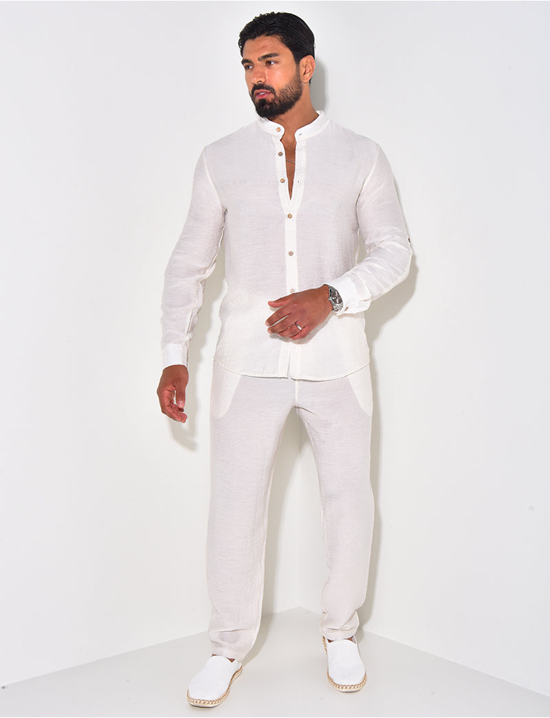 Ensemble pantalon et chemise