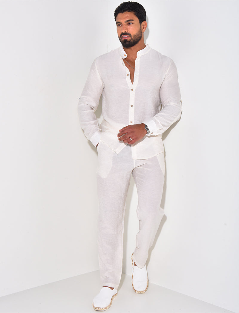 Ensemble pantalon et chemise