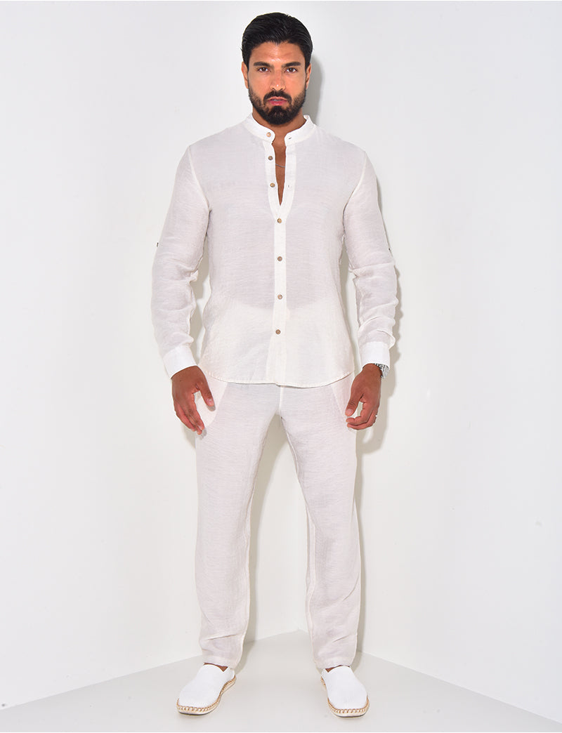 Ensemble pantalon et chemise