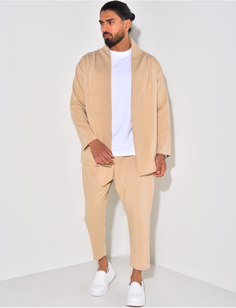Ensemble pantalon et gilet fluide