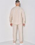 Ensemble pantalon et polo à col tunisien